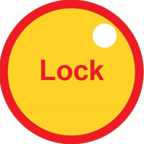 Plastic tag-Lock-30mm