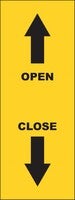 Decal - GRD/SWD open-close - 25x56mm