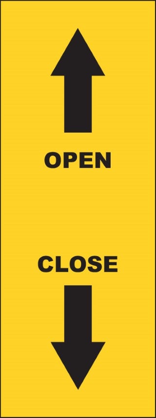 Decal - GRD/SWD open-close - 25x56mm