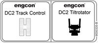 Decal - Track control CAT NG