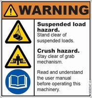Decal - Warning on GRD for NA - 65x55