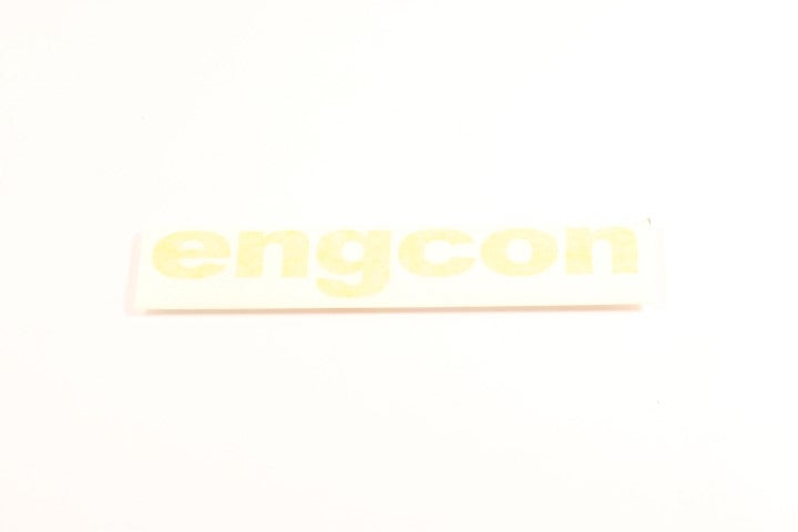 Decal - engcon - Cut out 155x30 - Yellow