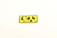 Decal - Warning on Tilcylinder - 70x39