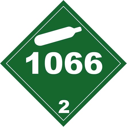 Decal - UN1066 - 150x150mm