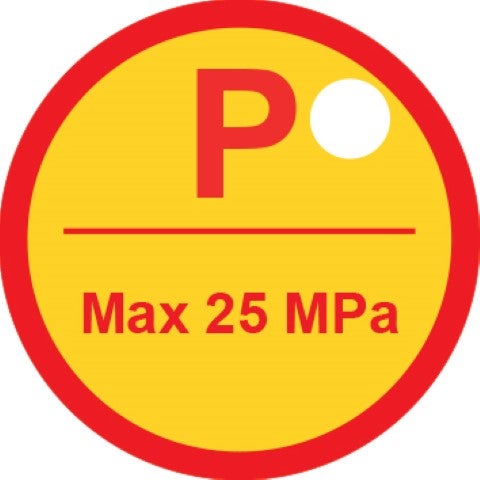 Plastic tag-P-25MPa-30mm