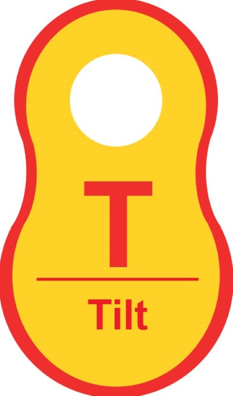 Plastic tag-Tilt-56x33mm