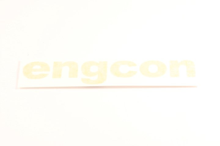 Decal - engcon - Cut out 198x40 - Yellow
