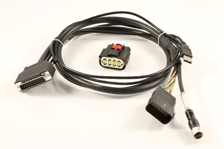 Adapter cable DSUB 25P-FCI 16P/M12 5S/USB A