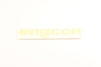 Decal - engcon - Cut out 155x30 - Yellow