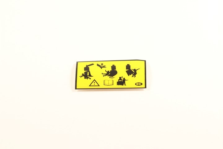 Decal - Warning on Tilcylinder - 70x39