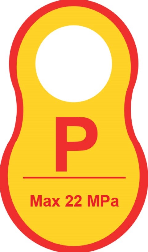 Plastic tag-P-56x33mm