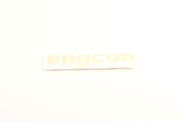 Decal - engcon - Cut out 115x23 - Yellow