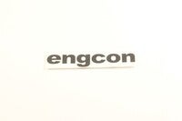Decal - engcon - Cut out 115x23 - Black